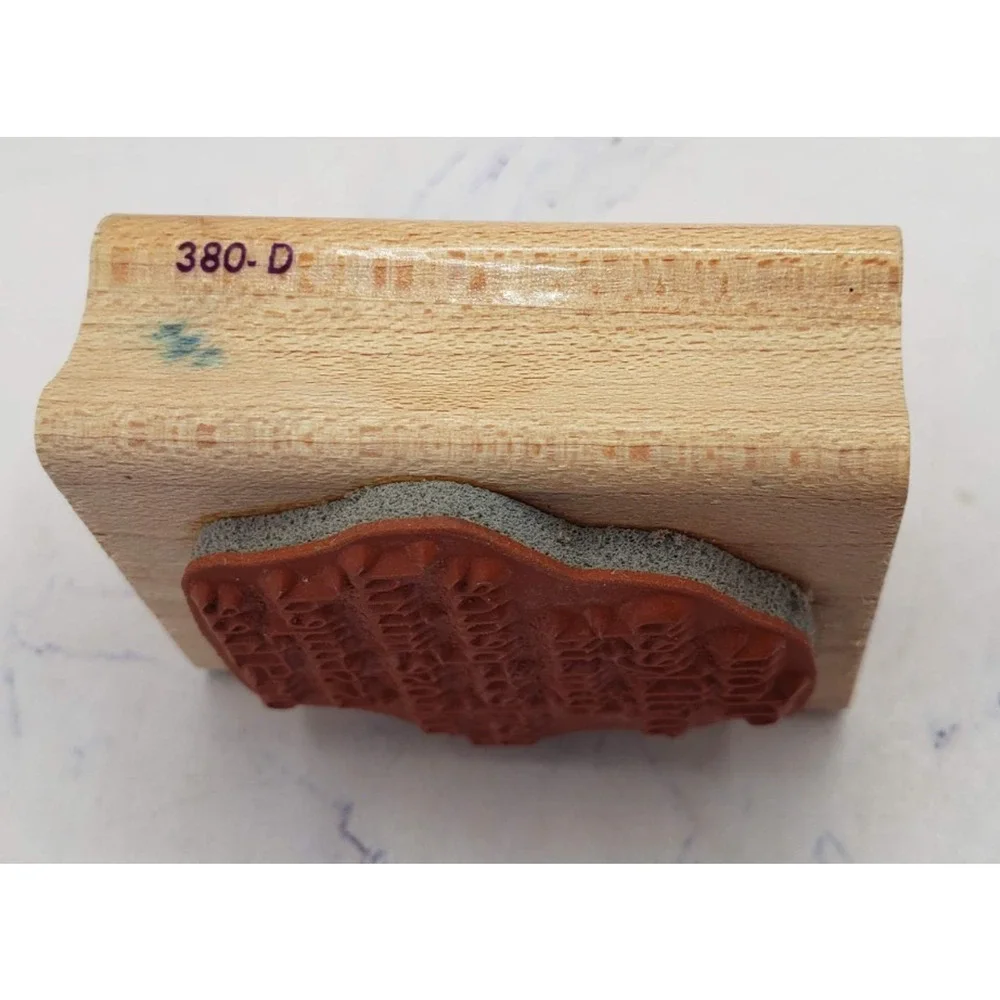 Thou Will Keep Him Scripture Sonlight Crafts Wood Mounted Rubber Stamp